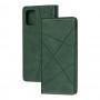 Чохол книжка Business Leather для Samsung Galaxy A71 (A715) зелений