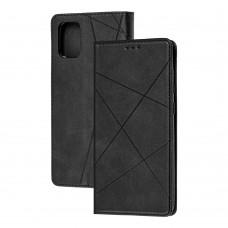 Чехол книжка Business Leather для Samsung Galaxy A71 (A715) черный