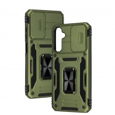 Чохол для Samsung Galaxy A05S (A057) Camshield Army Ring army green