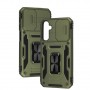 Чохол для Samsung Galaxy A24 (A245) Camshield Army Ring army green