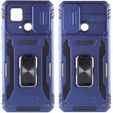 Чехол для Xiaomi Redmi 10C Camshield Army Ring синий / navy