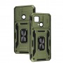 Чохол для Xiaomi Redmi 10C Camshield Army Ring оливковий / army green