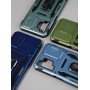 Чехол для Xiaomi Redmi 9A Camshield Army Ring голубой / light blue