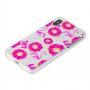 Чехол для iPhone Xs Max силикон Tech 21 "пончики и фламинго"
