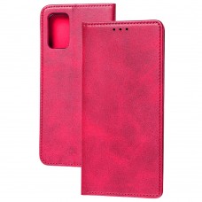 Чохол книжка Samsung Galaxy A02s / A03s Black magnet рожевий
