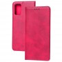 Чохол книжка Samsung Galaxy A02s / A03s Black magnet рожевий