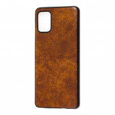 Чохол для Samsung Galaxy A51 (A515) Lava case світло-коричневий
