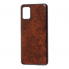 Чохол для Samsung Galaxy A51 (A515) Lava case темно-коричневий