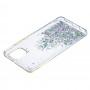 Чехол для Samsung Galaxy A51 (A515) Wave confetti прозрачно-серебристый