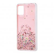 Чехол для Samsung Galaxy A51 (A515) Wave confetti розовый