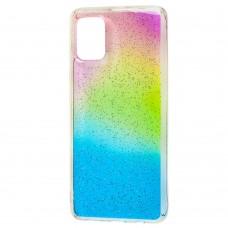 Чехол для Samsung Galaxy A51 (A515) Wave confetti радуга
