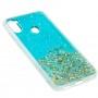 Чехол для Samsung Galaxy A11 / M11 Wave confetti голубой