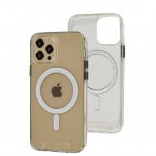 Чохол для iPhone 12 / 12 Pro Space case MagSafe прозорий