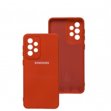 Чехол для Samsung Galaxy A33 (A336) Silicone Full camera красный