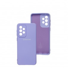 Чехол для Samsung Galaxy A33 (A336) Silicone Full camera сиреневый / dasheen 