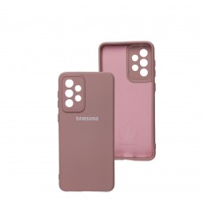 Чехол для Samsung Galaxy A33 (A336) Silicone Full camera розовый / pink sand