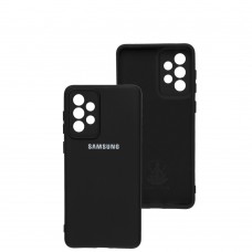 Чехол для Samsung Galaxy A73 Silicone Full camera черный
