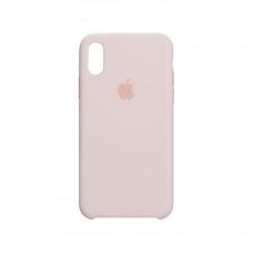 Чехол для iPhone X / Xs Silicone case pink sand 2