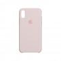 Чохол для iPhone X / Xs Silicone case pink sand 2