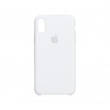Чехол для iPhone X / Xs Silicone case белый