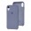 Чехол Silicone для iPhone Xr Premium case лавандовый серый