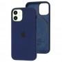 Чохол для iPhone 12 mini MagSafe Silicone Full Size deep navy