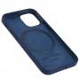 Чохол для iPhone 12 mini MagSafe Silicone Full Size deep navy