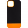 Чохол для iPhone 12 Pro Max Bichromatic black/orange