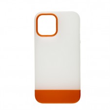 Чехол для iPhone 12 Pro Max Bichromatic matte / orange