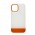 Чехол для iPhone 12 Pro Max Bichromatic matte / orange