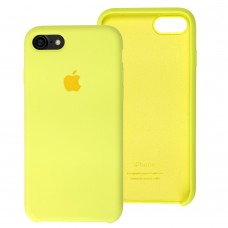 Чехол Silicone для iPhone 7 / 8 / SE20 case лимонный