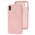 Чехол для iPhone Xs Max Alcantara 360 " pink sand "