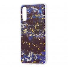 Чохол для Samsung Galaxy A50/A50s/A30s Art confetti "мармур синій"