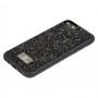 Чехол Bling grainy для iPhone 6 / 7 / 8 diamonds черный