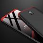 Чехол GKK LikGus для Xiaomi Redmi 8A 360 черно-красный 