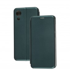 Чехол книжка Premium для Samsung Galaxy A03 Core (A032) зеленый