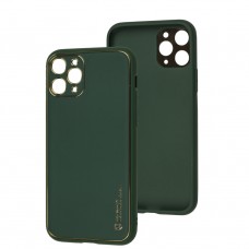 Чехол для iPhone 11 Pro Leather Xshield зеленый