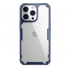 Чехол Nillkin Nature Series для iPhone 13 Pro темно-синий / прозрачный