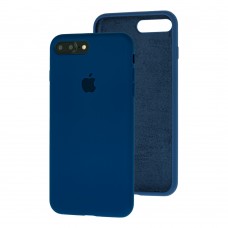 Чехол для iPhone 7 Plus / 8 Plus Silicone Full синий / deep navy 