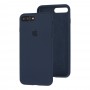 Чехол для iPhone 7 Plus / 8 Plus Silicone Full синий / midnight blue