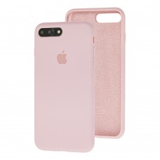 Чохол для iPhone 7 Plus / 8 Silicone Full рожевий / pink sand