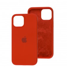 Чехол для iPhone 13 mini Silicone Full красный