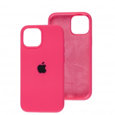 Чохол для iPhone 13 mini Silicone Full рожевий / barbie pink