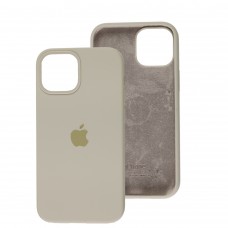 Чехол для iPhone 13 mini Silicone Full серый / stone