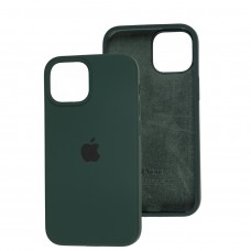 Чохол для iPhone 13 mini Silicone Full зелений / forest green