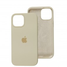 Чехол для iPhone 13 mini Silicone Full бежевый / antique white
