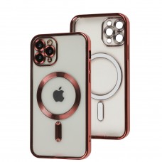 Чохол для iPhone 11 Pro Fibra Chrome MagSafe red