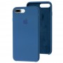 Чехол Silicone для iPhone 7 Plus / 8 Plus case ice ocean blue  