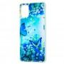 Чехол для Samsung Galaxy A51 (A515) Блестки вода new бабочки