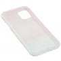 Чехол для iPhone 11 Design Mramor Glossy розово-голубой